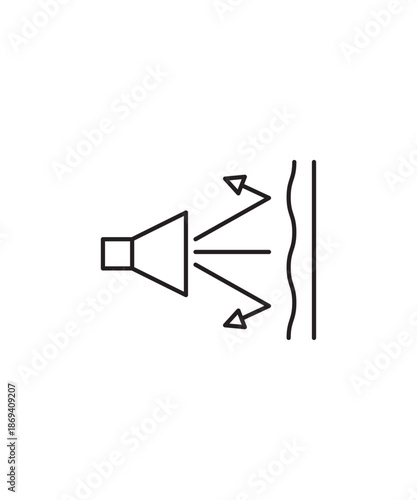 sound prof icon, vector best line icon.