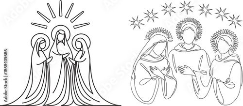 Candlemas  vector design