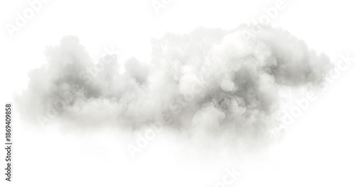 Meteorology serene ozone cloud isolate transparent backgrounds 3d illustrations png