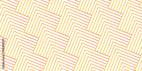 Orange and Yellow Lattice Seamless Geometric Pattern