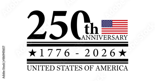 250th anniversary USA Background Logo