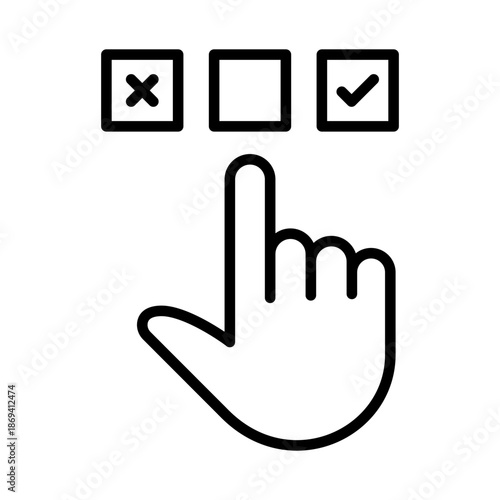 Decisions and choices icon