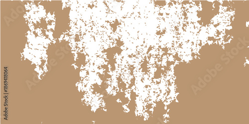 Weathered brown grunge background with a rusty metal texture and aged iron pattern on a rough surface vector illustration