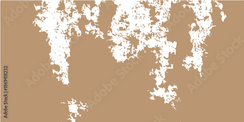 Vintage brown paper texture background featuring an abstract grunge world map illustration with antique floral patterns and aged atlas details of earth