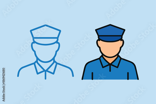 Veraity style of gurd vector