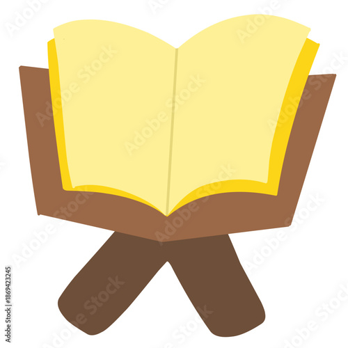 open book vector illustration, open alquran vector illustration, beat for islamic event or ramadham theme, reading theme 