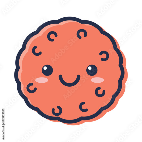 Cute Cookie Clipart Illustration