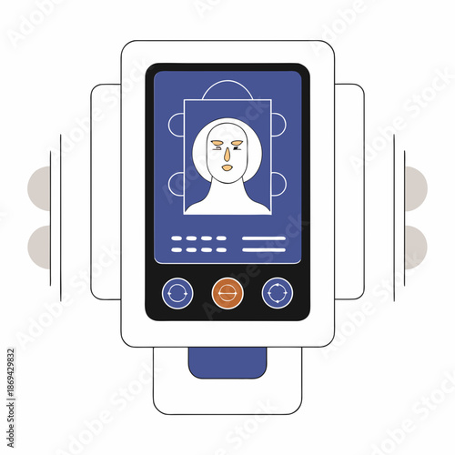 Biometric authentication interface