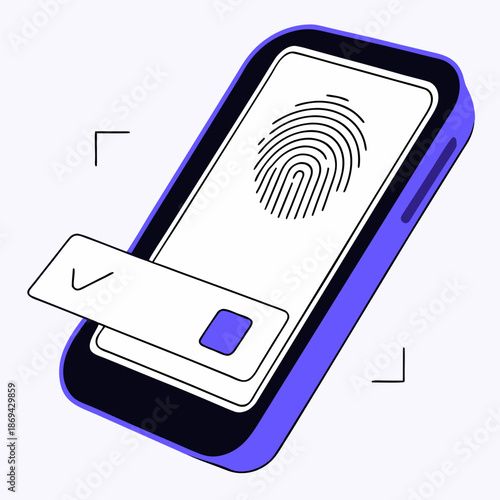 Smartphone security illustration
