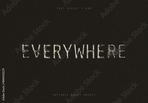 Distressed Grunge Text Effect