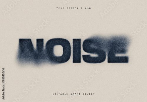 Gritty Noise Text Effect