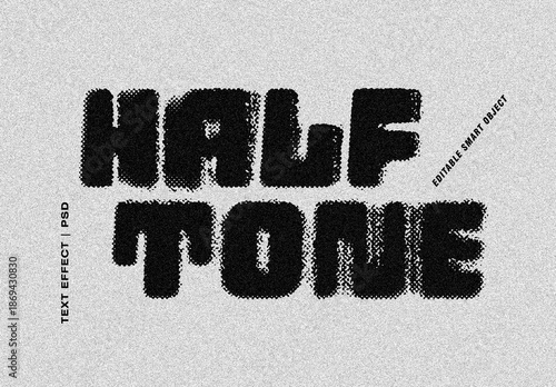 Noise Halftone Text Effect
