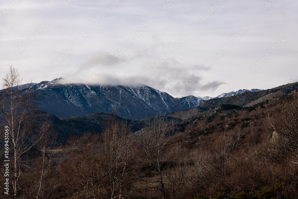 Fototapeta premium mountain landscape with clouds