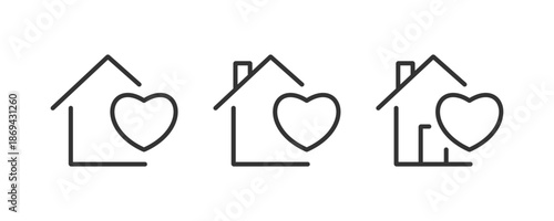 Stay home icon. Vector illustration design.