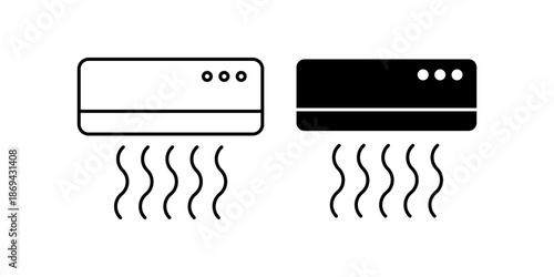 Air conditioner icon. Vector illustration design.