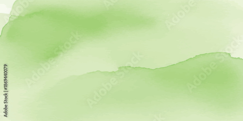 Abstract watercolor background in light green and lime tones with organic fluid ink stains and subtle wash texture