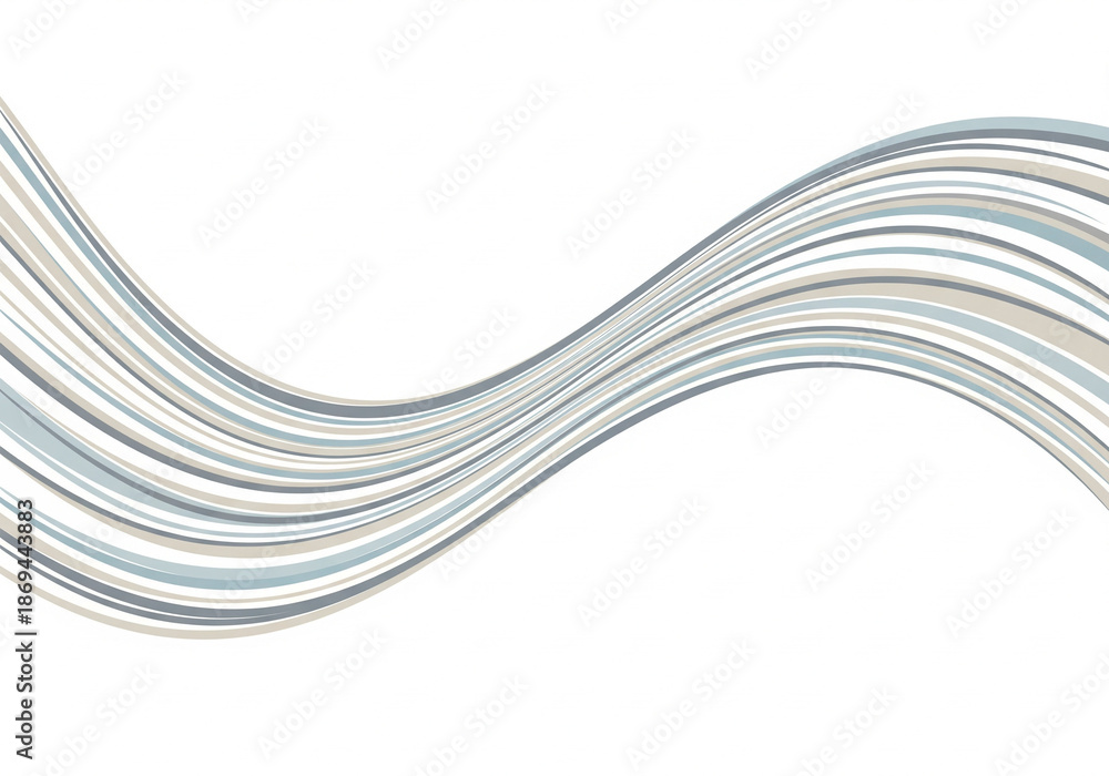 Obraz premium abstract wave background vector illustration. 