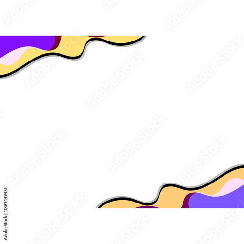 yellow certificate vector 