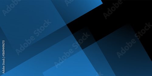 Black dark navy blue silver abstract pattern background. Geometric shape. Line triangle angle fold polygon diamond 3D. Color gradient ombre. Rough grain noise. Light shadow.