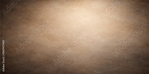 A blank vintage parchment with a dark grunge texture provides an aged brown paper background featuring a dirty antique pattern on a weathered retro surface material