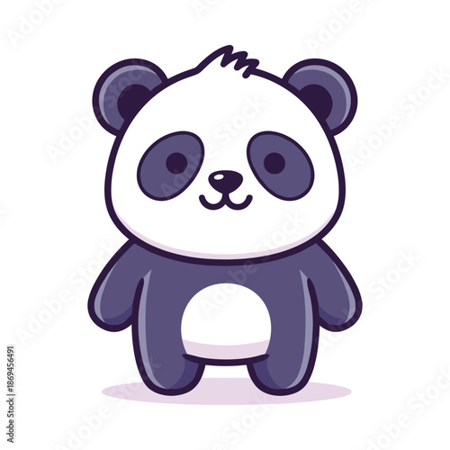Adorable Cartoon Panda Illustration