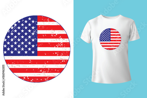 Proud USA army t-shirt vector template design with vintage usa grunge flag design. Veteran remember and honor design, solder hero t-shirt designs.