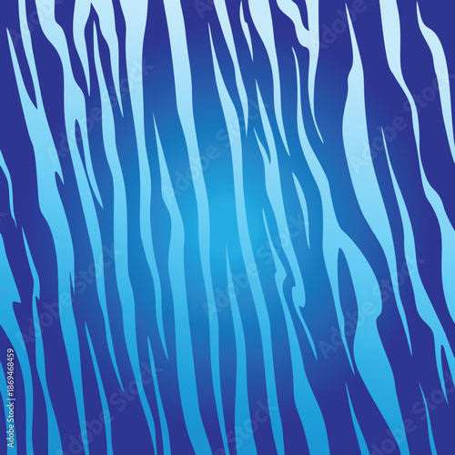 Blue and light blue zebra animal skin pattern abstract vibrant background design