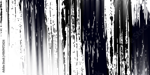 Dots halftone white and blue color pattern gradient grunge texture background.