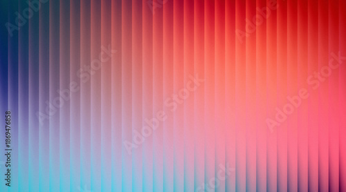 Soft Red And Blue Abstract Gradient Background With Vertical Stripe Texture