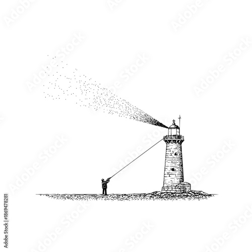 Conceptual Blackness: An Abstract Void of Pure Darkness Representing Mystery and Infinite Space