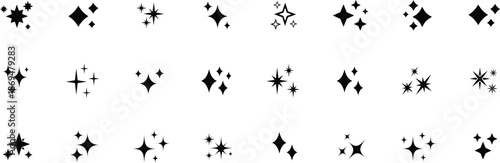 Shine sparkle icon. Vector blink star for logo, sparkle clipart