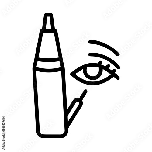 Applying eyelash extension