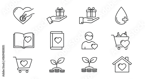 Illustrations of love and care