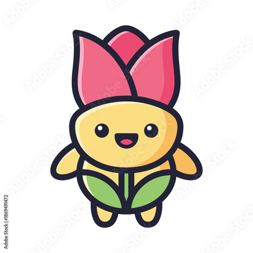 Chikorita Cartoon Character Illustration
