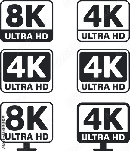 High definition resolution 4k 8k ultra hd display technology