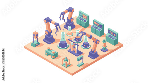 Advanced Robotic Laboratory Equipment and Automation.