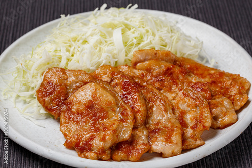 豚ロースの味噌ダレ焼き