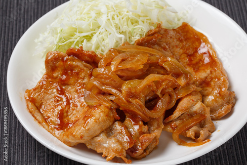 豚ロースの味噌ダレ焼き