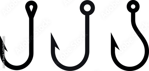 Fishing hooks metal black hooks fishing gear accessories