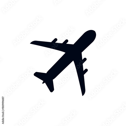 airplane plane travel traveling airport air emoji symbol sign icon vector illustration isolated flat