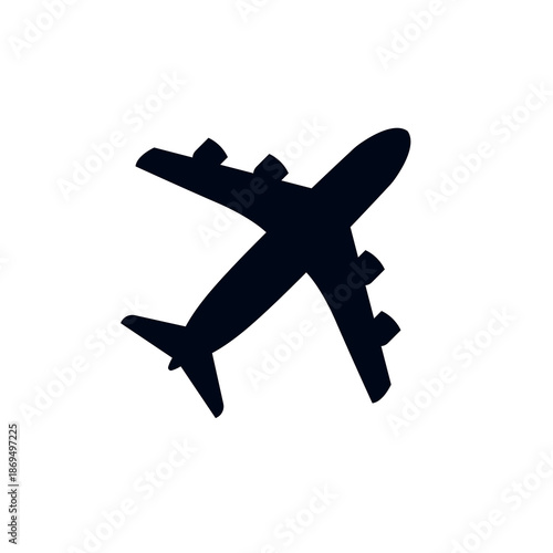 airplane plane travel traveling airport air emoji symbol sign icon vector illustration isolated flat