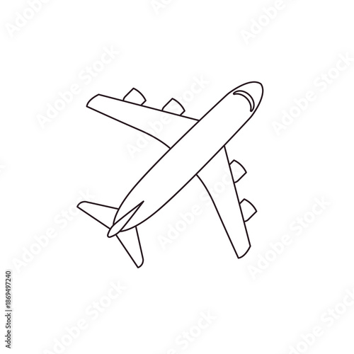 airplane plane travel traveling airport air emoji symbol sign icon vector illustration isolated flat