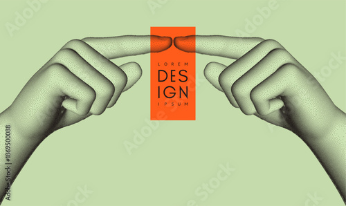 The index fingers of both hands reach towards each other. Concept of relationship, unity, partnership or contact. Design for banner, flyer, poster, cover or brochure.