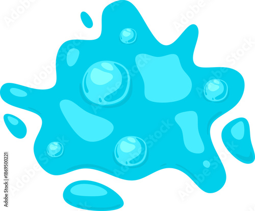 Colorful Slime Splash Vector