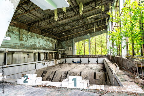 Photos Damaged Pool After Chernobyl Power Plant Accident