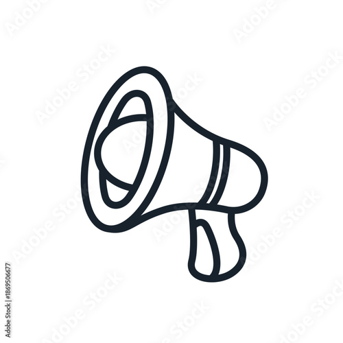 marketing announcement icons minimalist flat style design, marketing announcement Vector illustration  on white background