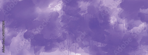 Decorative Pastel Watercolor Background with Smooth Purple Effects