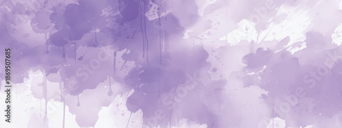 Decorative Pastel Watercolor Background with Smooth Purple Effects