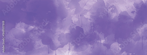 Serene Artistic Watercolor Texture with Soft Purple Mood