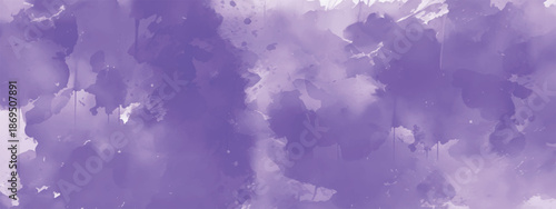 Creative Artistic Watercolor Background with Gentle Purple Flow